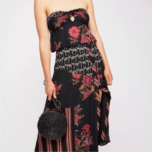 Free People Sunset Safari Midi Skirt